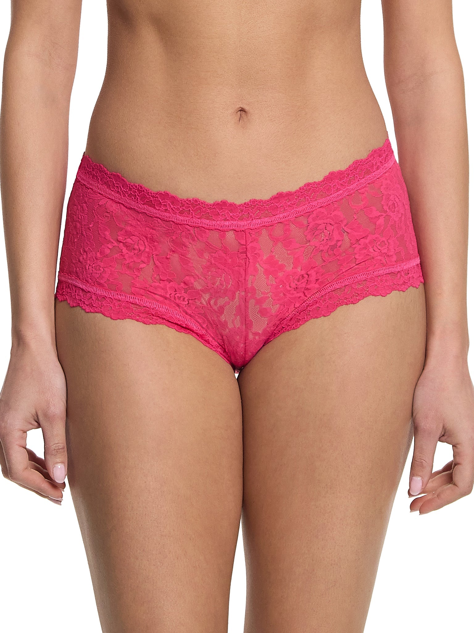 Signature Lace Boyshort Sweet Tart Pink