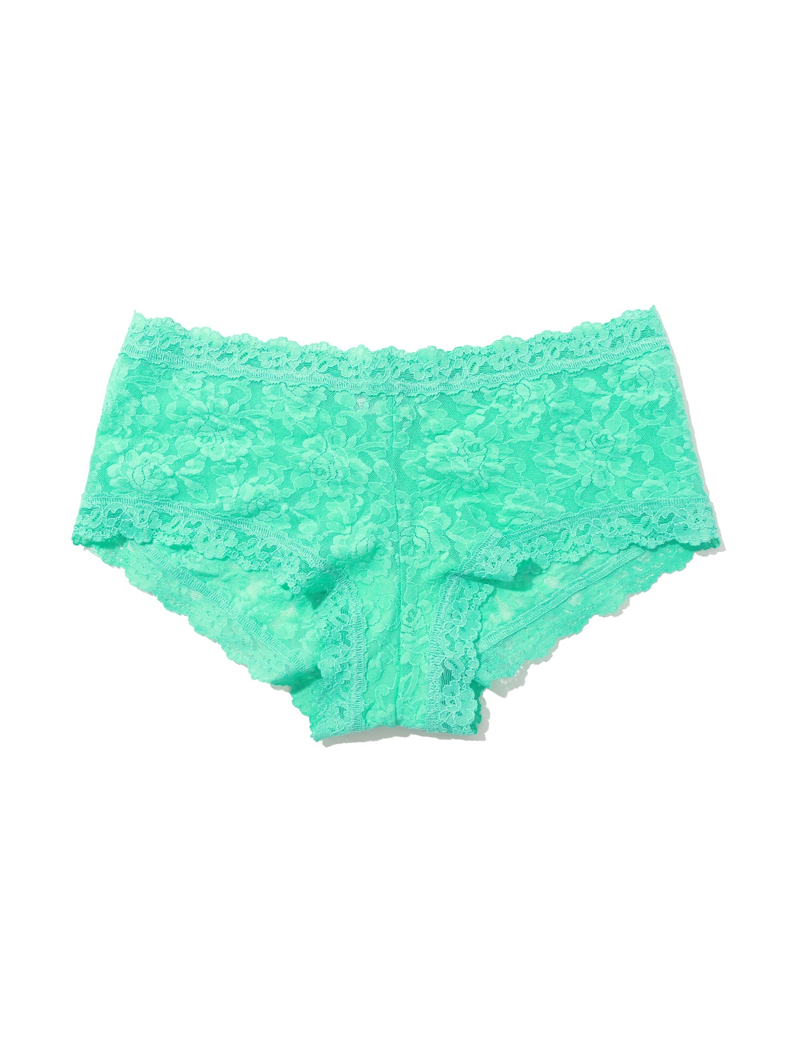 Signature Lace Boyshort Tulum Green