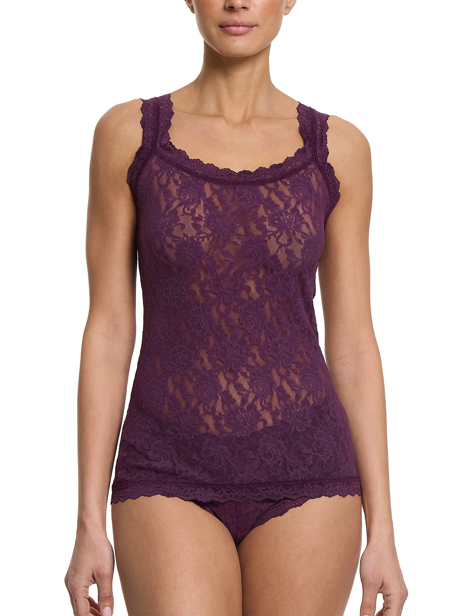 Signature Lace Classic Cami Stone Fruit Purple Sale