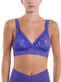 Signature Lace Crossover Bralette  Violets Are Blue