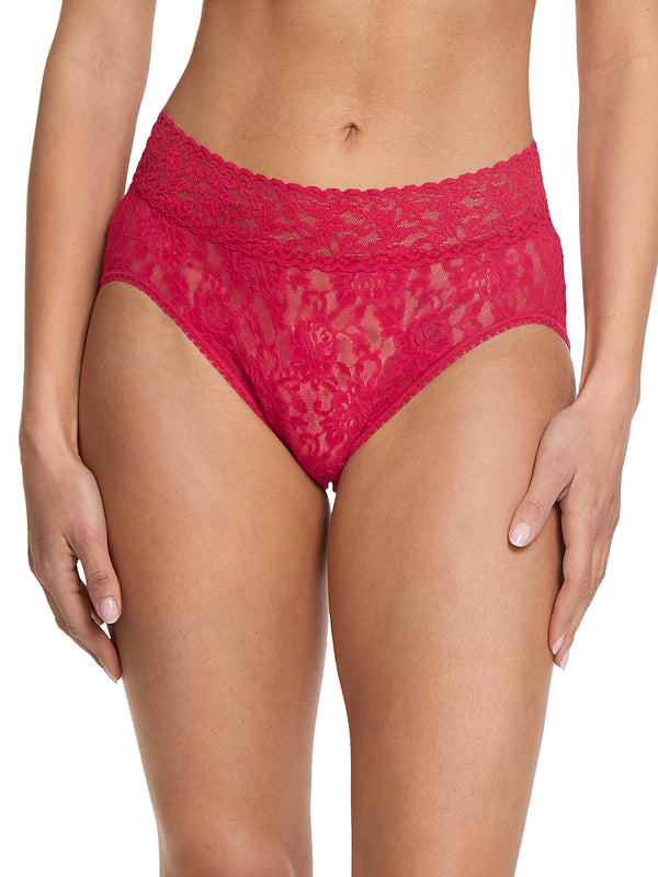 Signature Lace French Brief Beet Juice Red Sale