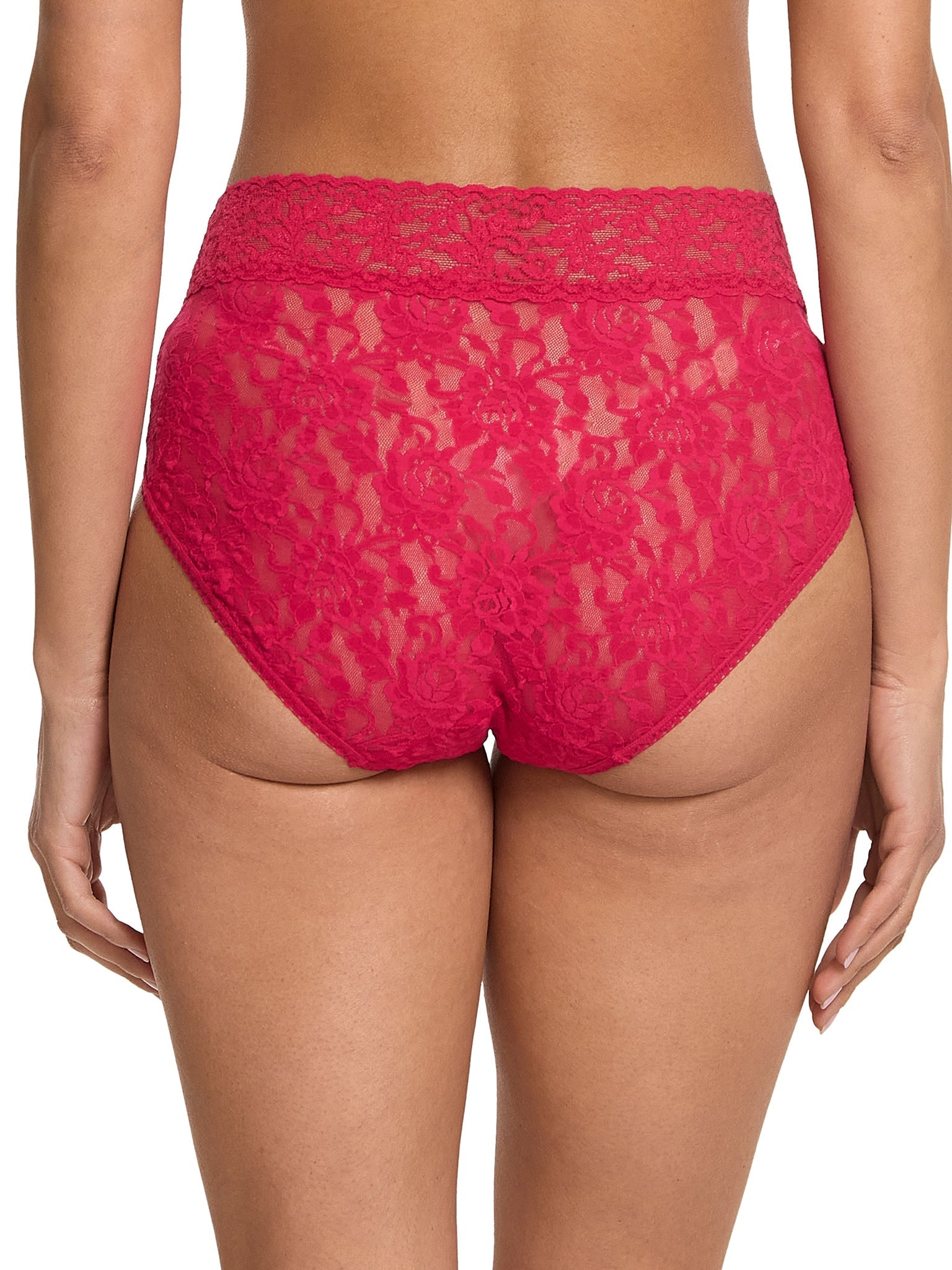 Signature Lace French Brief Beet Juice Red Sale