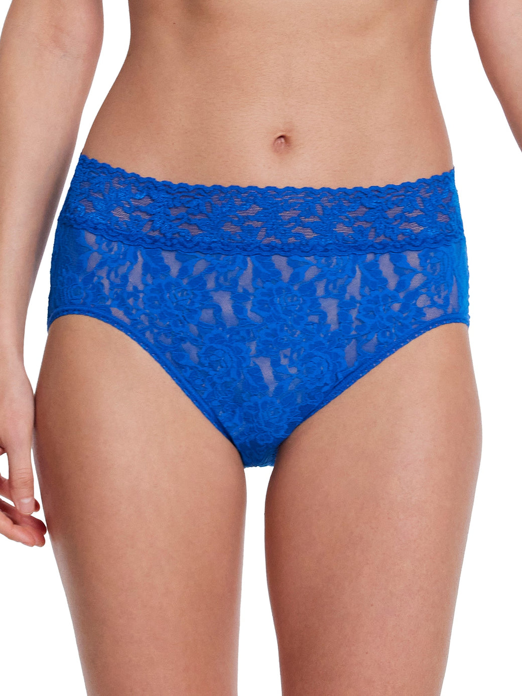 Signature Lace French Brief Deep Dive Blue
