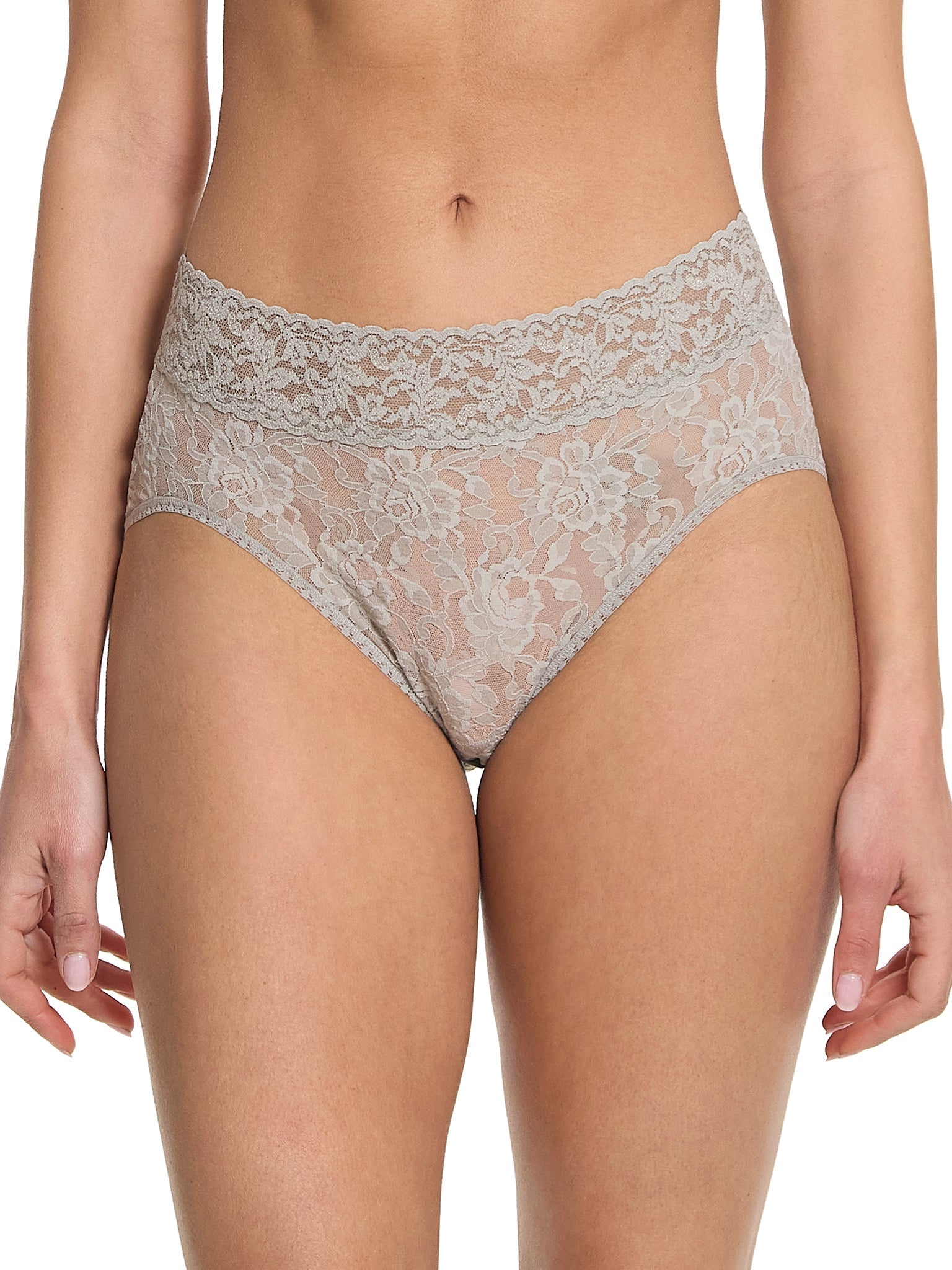 Signature Lace French Brief Sleep In Grey