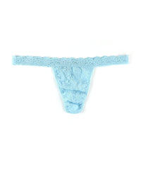 Signature Lace G-String Rain Cloud Blue Sale