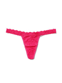 Signature Lace G-String Sweet Tart Pink Sale