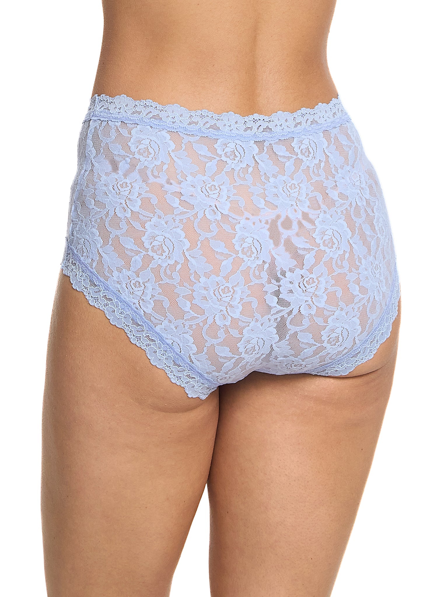 Signature Lace High Rise Boyshort Clarity Blue