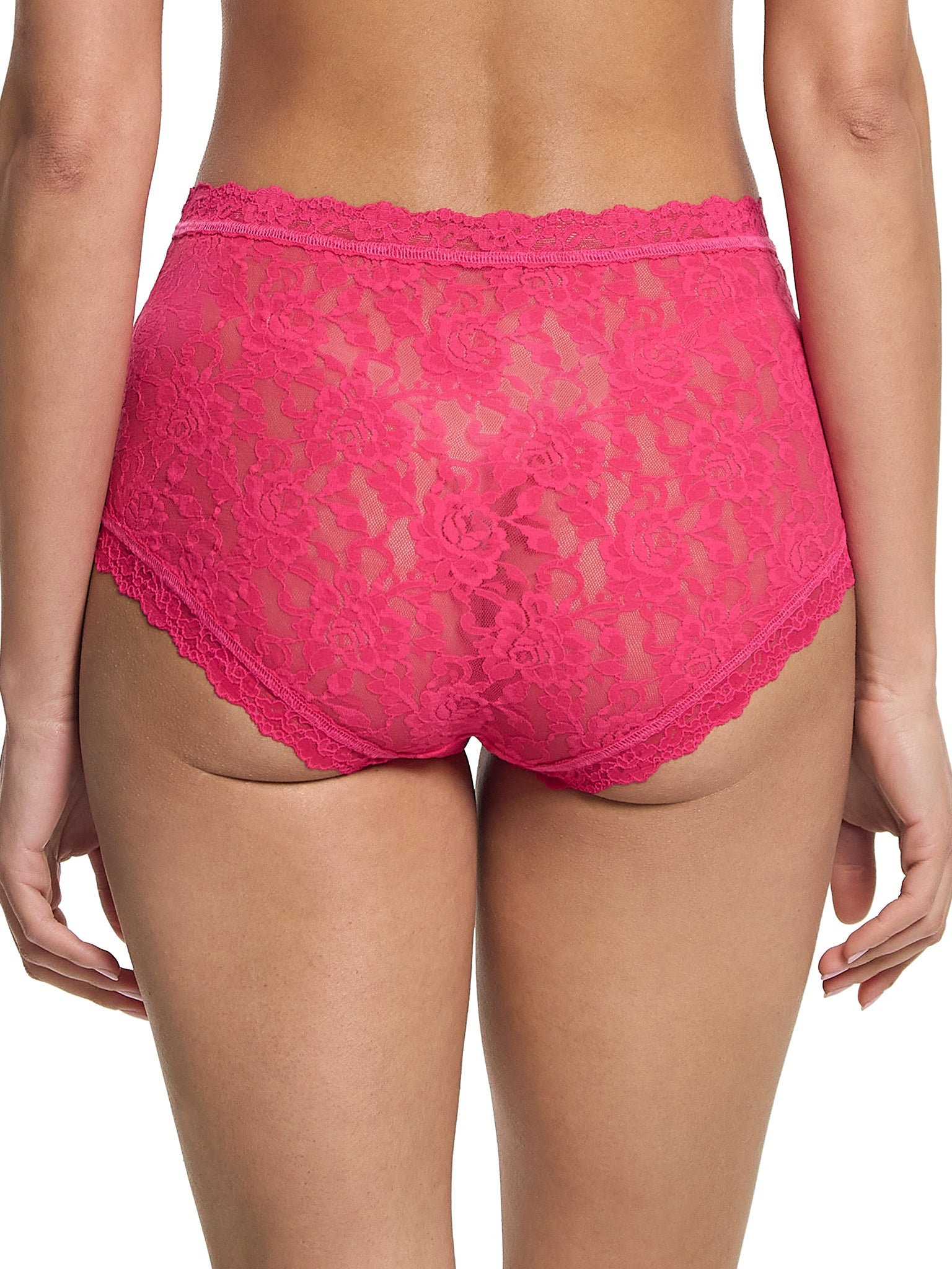 Signature Lace High Rise Boyshort Sweet Tart Pink