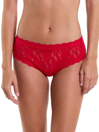 Signature Lace Keyhole Cheeky Red