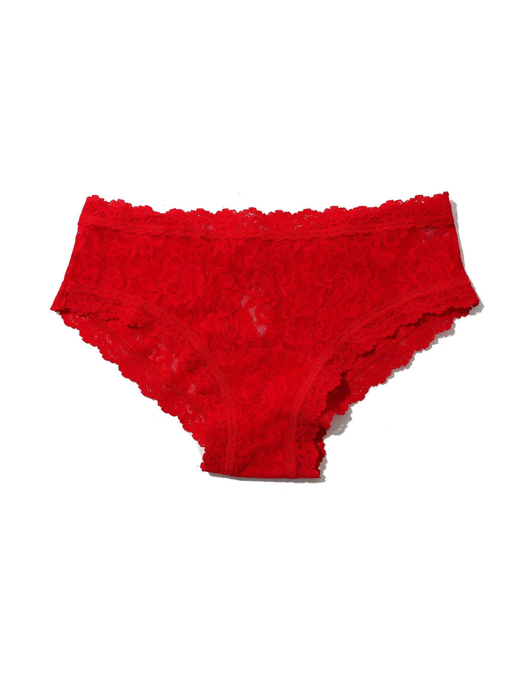 Signature Lace Keyhole Cheeky Red