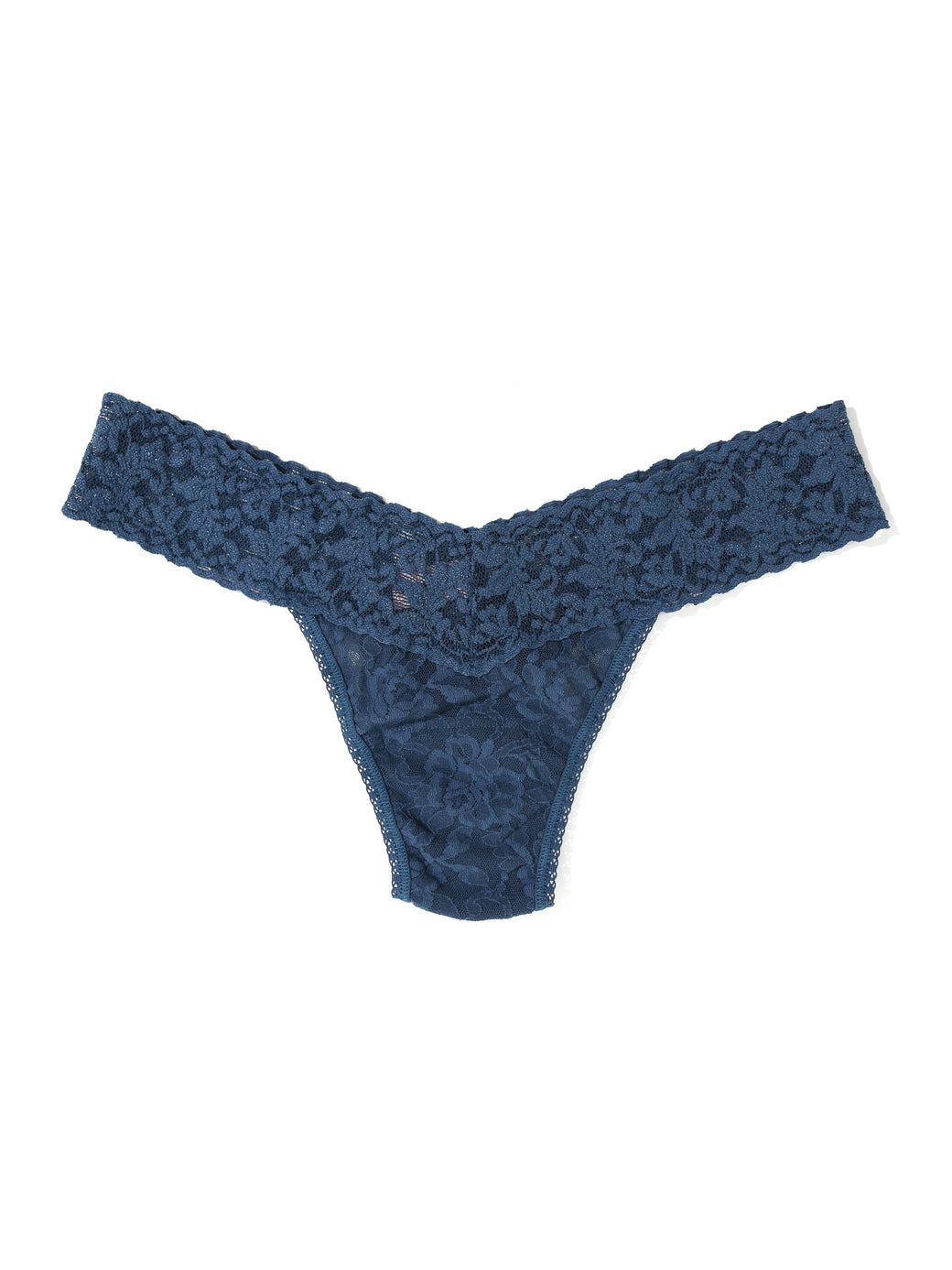 Hanky Panky High Rise G-string in Blue Solace