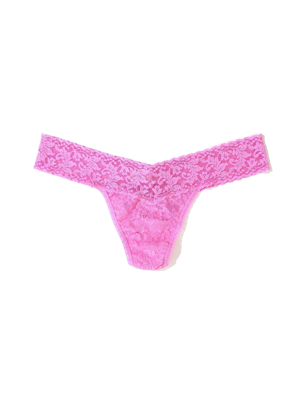 PUDER PINK Thong mid-rise bikini bottom - L - VivienVance