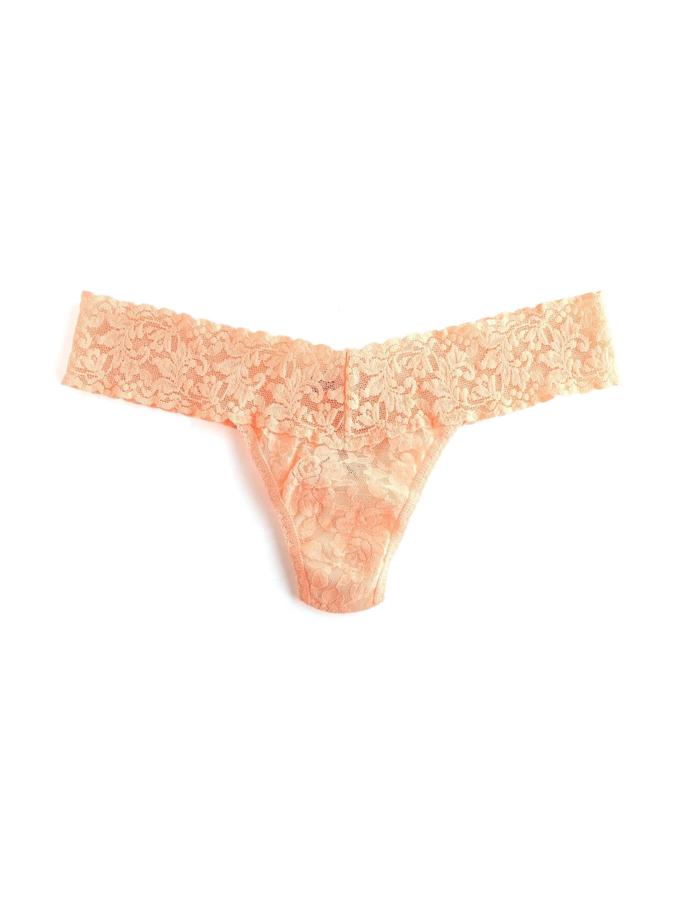 Felina | Signature Stretchy Lace Low Rise Hipster | Panty (Pink Nectar,  Small)