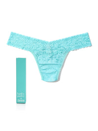 Signature Lace Low Rise Thong | PANTONE 15-5519 Turquoise