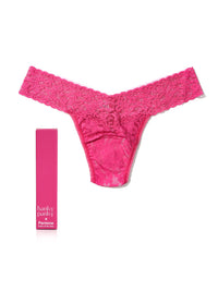 Signature Lace Low Rise Thong | PANTONE 17-2031 Fuchsia Rose