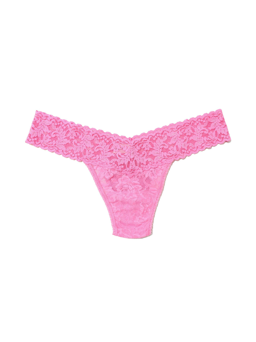 Signature Lace Low Rise Thong Taffy Pink Sale