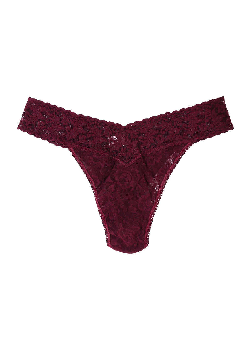 MoveCalm™ High-Rise Thong Dried Cherry Red