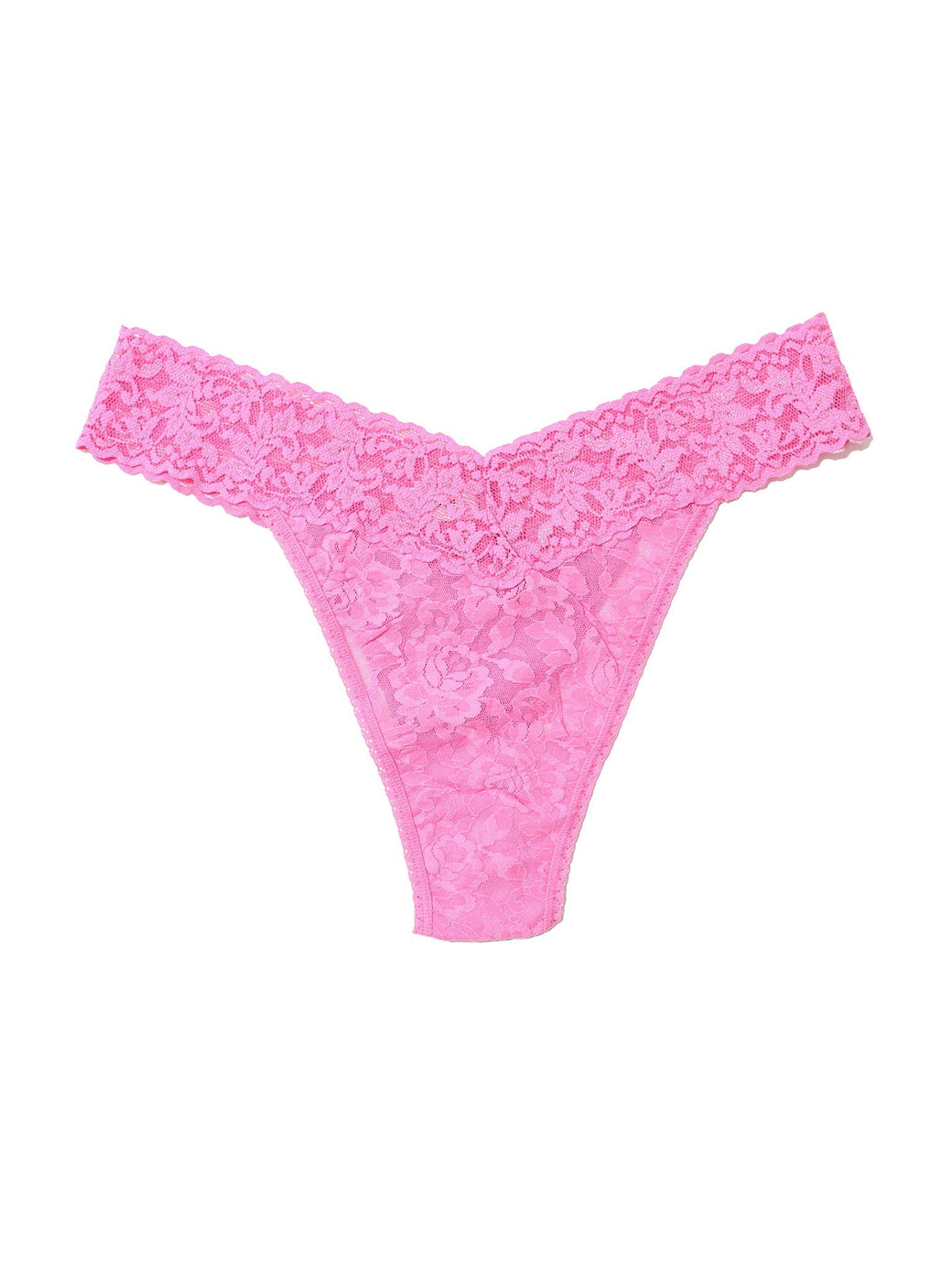 Signature Lace Original Rise Thong Enchanted Rose