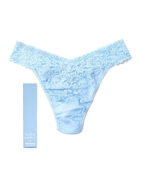 Signature Lace Original Rise Thong | PANTONE 15-4020 Cerulean Blue