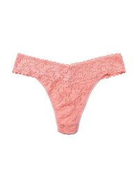 Signature Lace Original Rise Thong Rose Ballet Pink