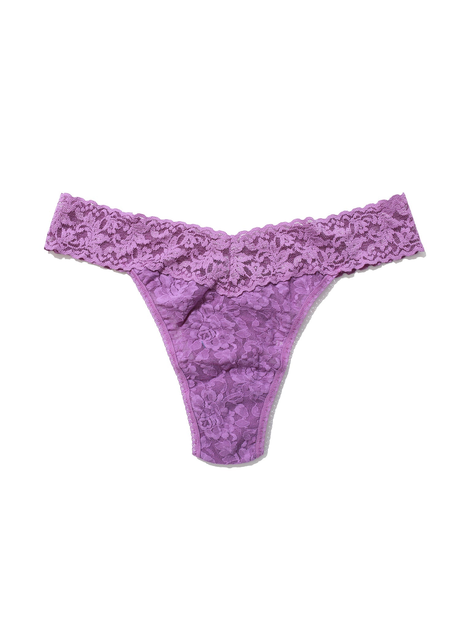 Signature Lace Original Rise Thong Venus Purple