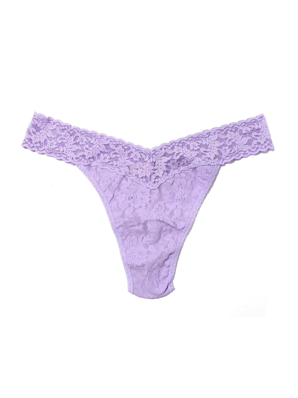 Signature Lace Original Rise Thong Wisteria Purple Sale