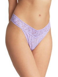 Signature Lace Original Rise Thong Wisteria Purple Sale