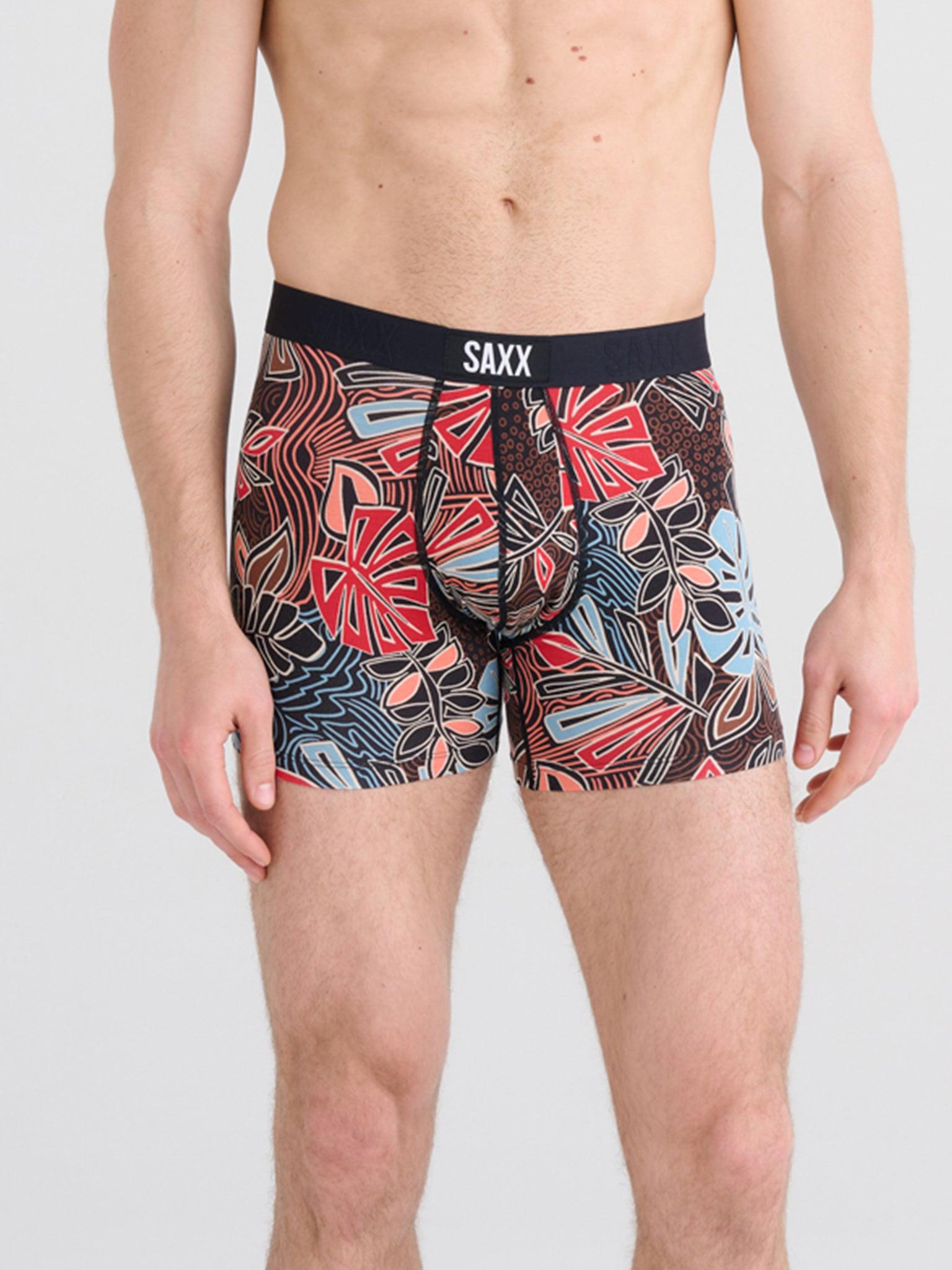 Signature Lace Original Rise Thong and SAXX Super Soft Vibe Boxer Brief