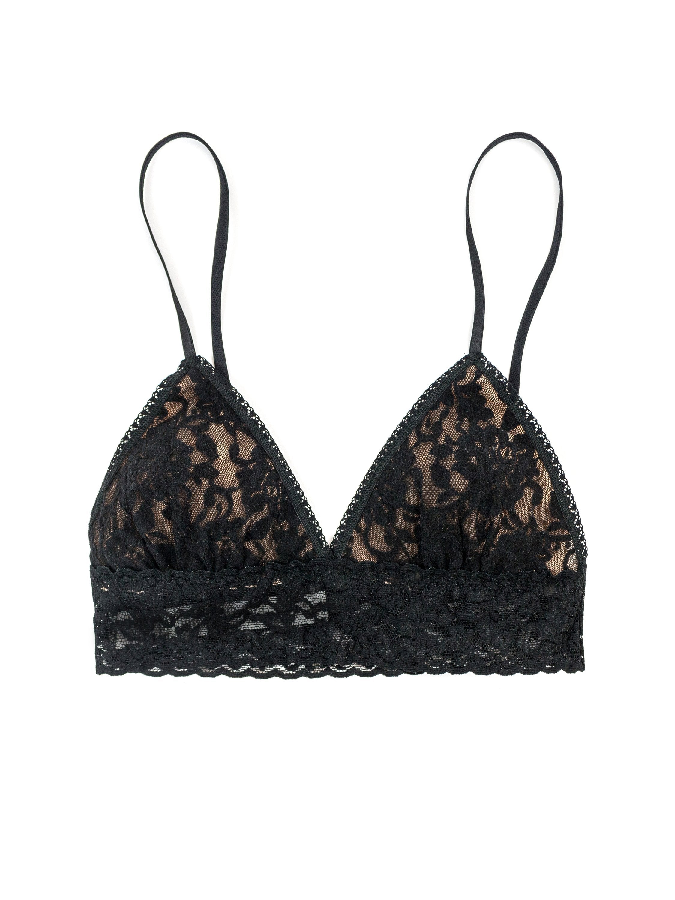 hanky panky Women's Zebra Lace Padded Triangle Bralette : :  Clothing, Shoes & Accessories