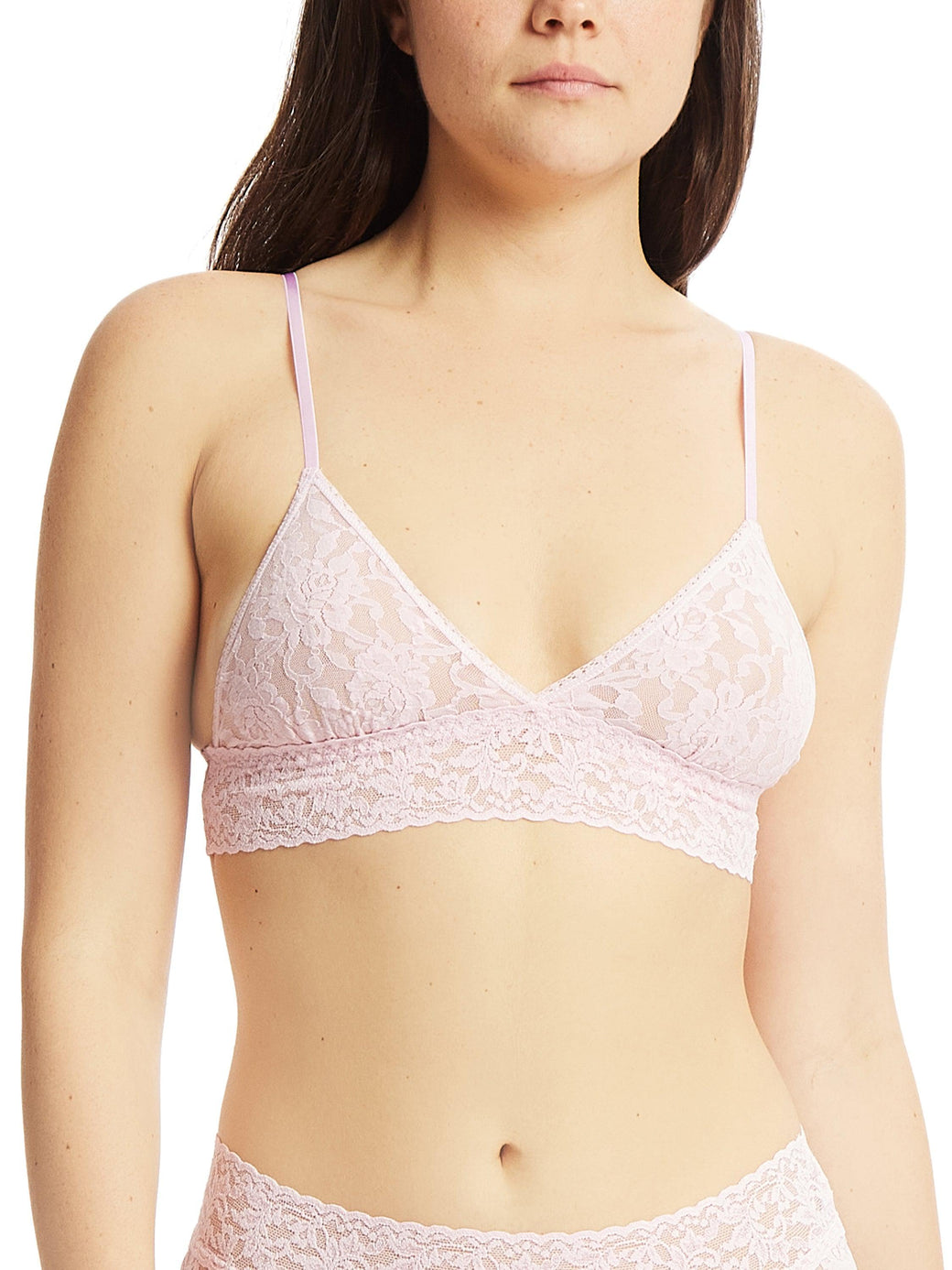 Sexy Lace Front Hook Triangle Bralette