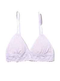 Signature Lace Padded Triangle Bralette Lovely Lilac