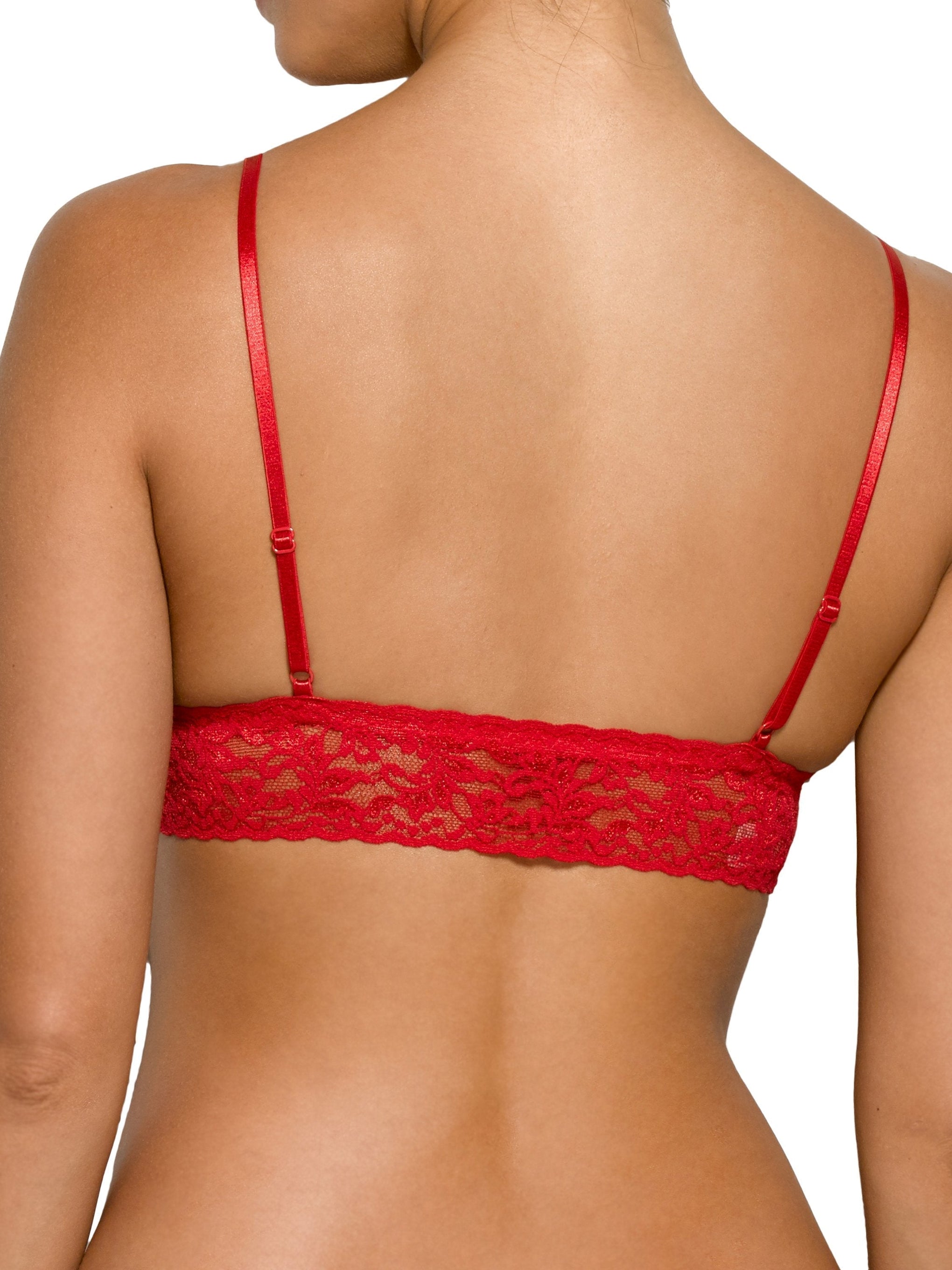 High neck lace cutout bralette with bra pads - LECCE — LECCE