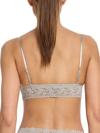 Signature Lace Padded Triangle Bralette Sleep In Grey