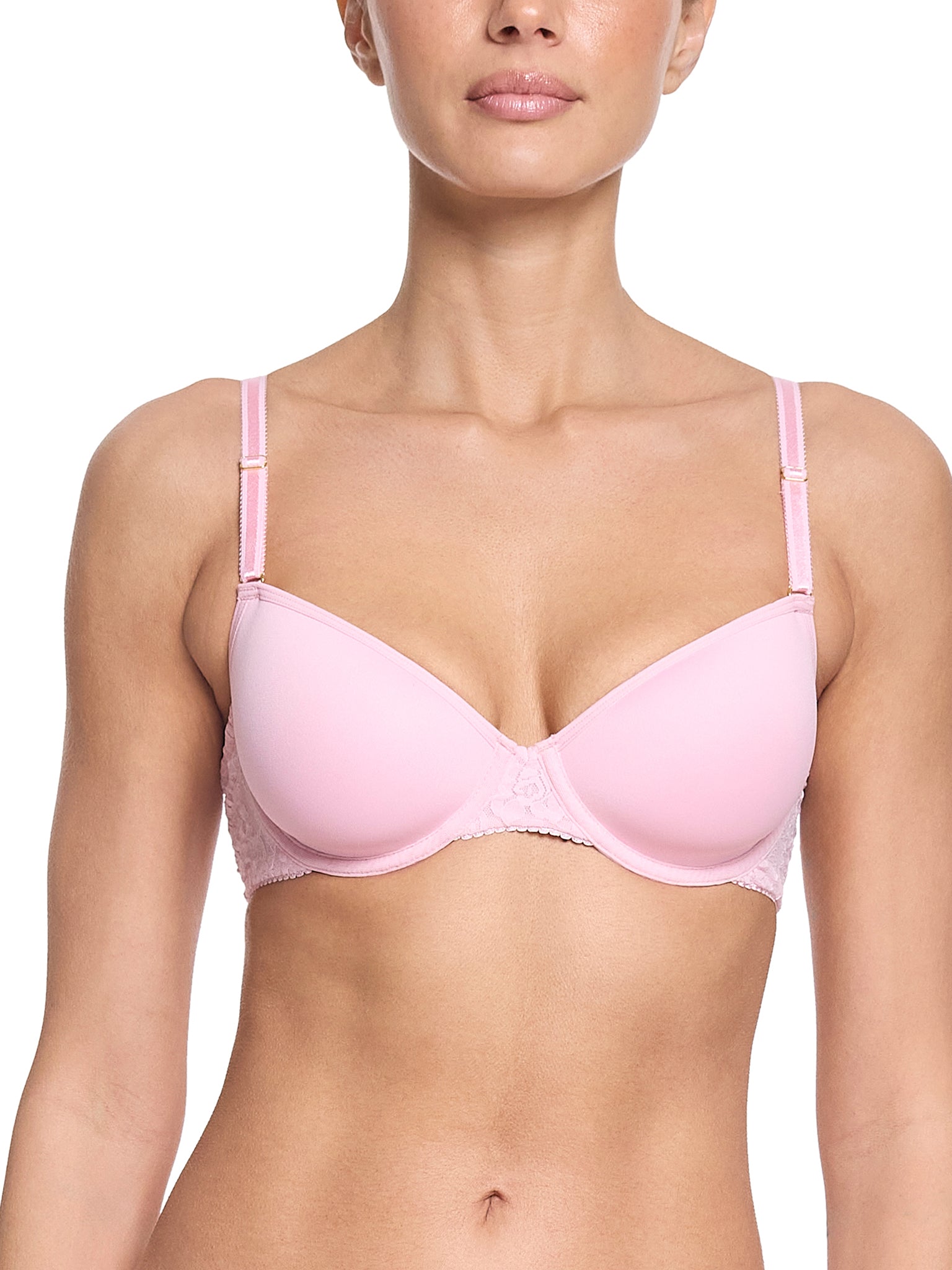 Signature Lace T-Shirt Bra Bliss Pink