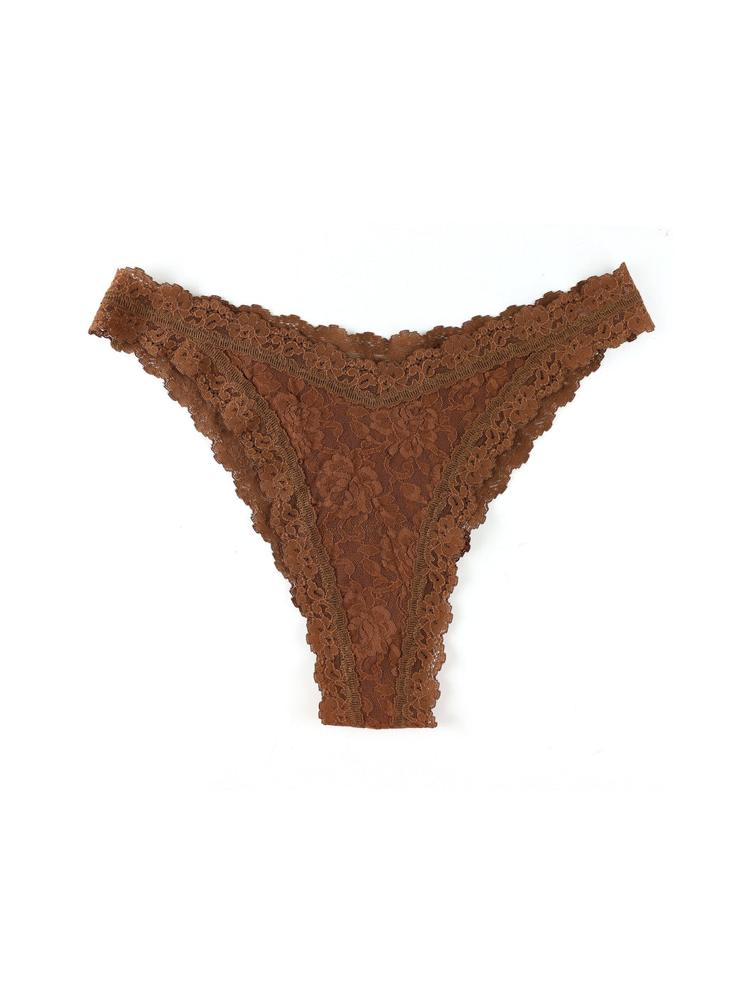 Signature Lace Tanga Macchiato Brown Sale