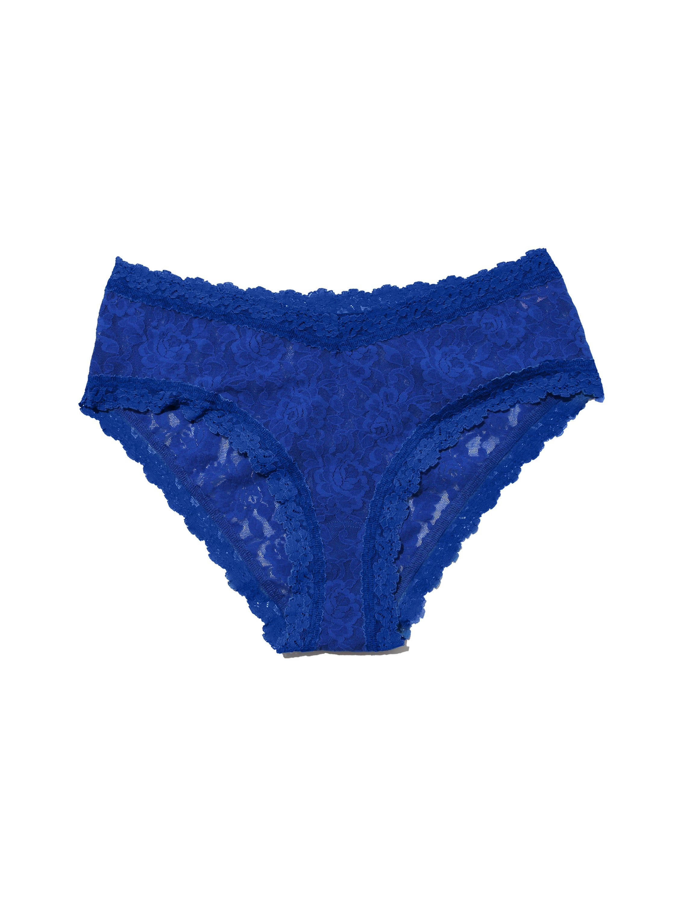 Signature Lace Original Rise Thong Atlantis Blue