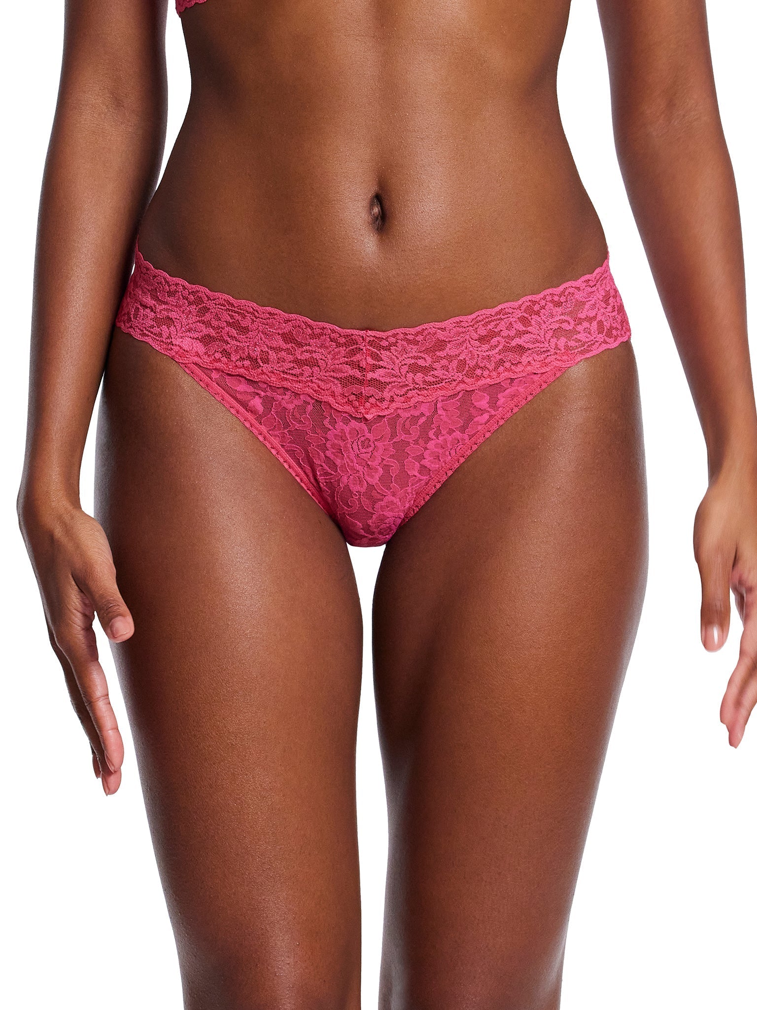 Signature Lace V-Kini Morning Glory Pink Sale