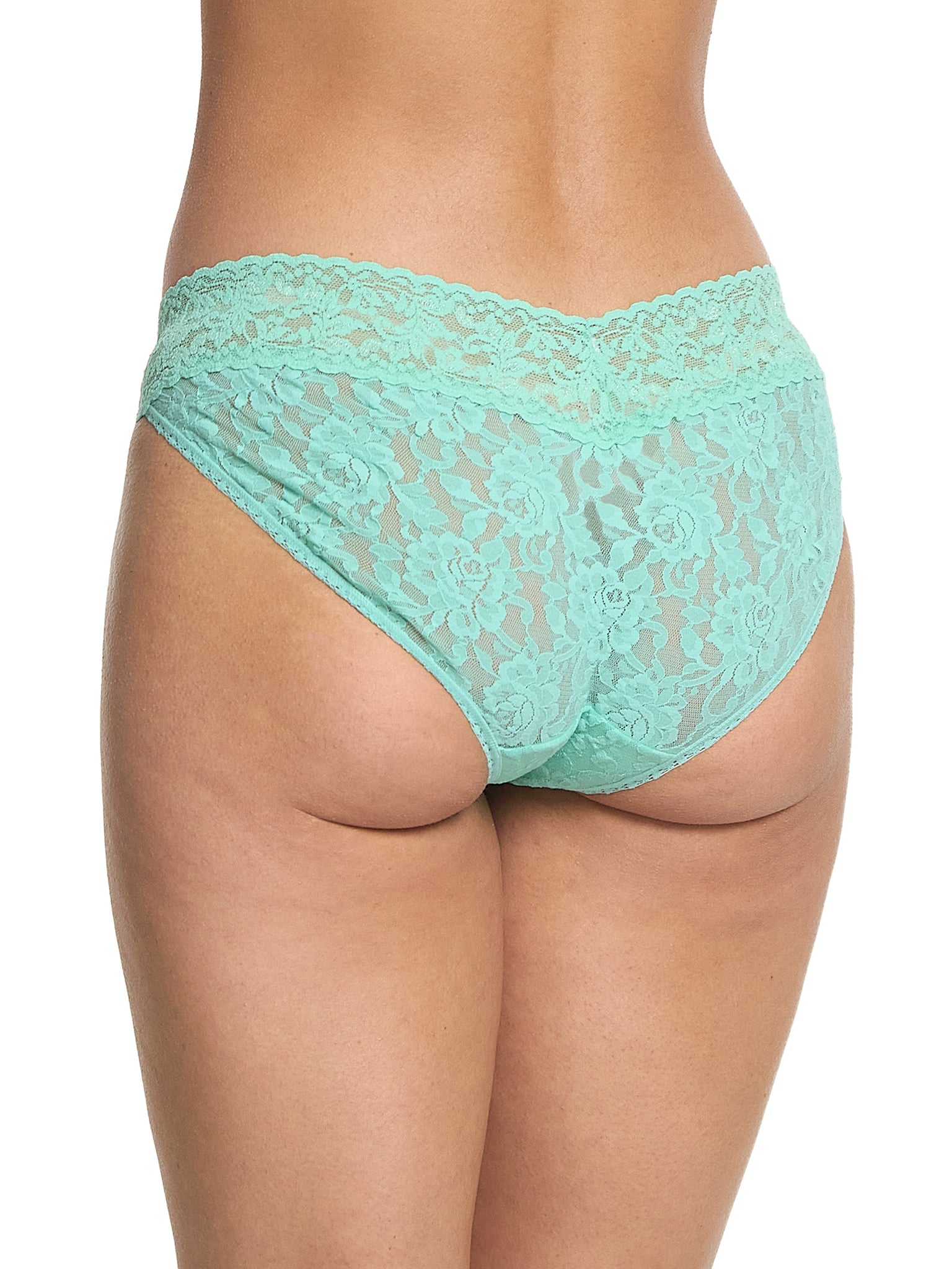 Signature Lace V-Kini Tulum Green