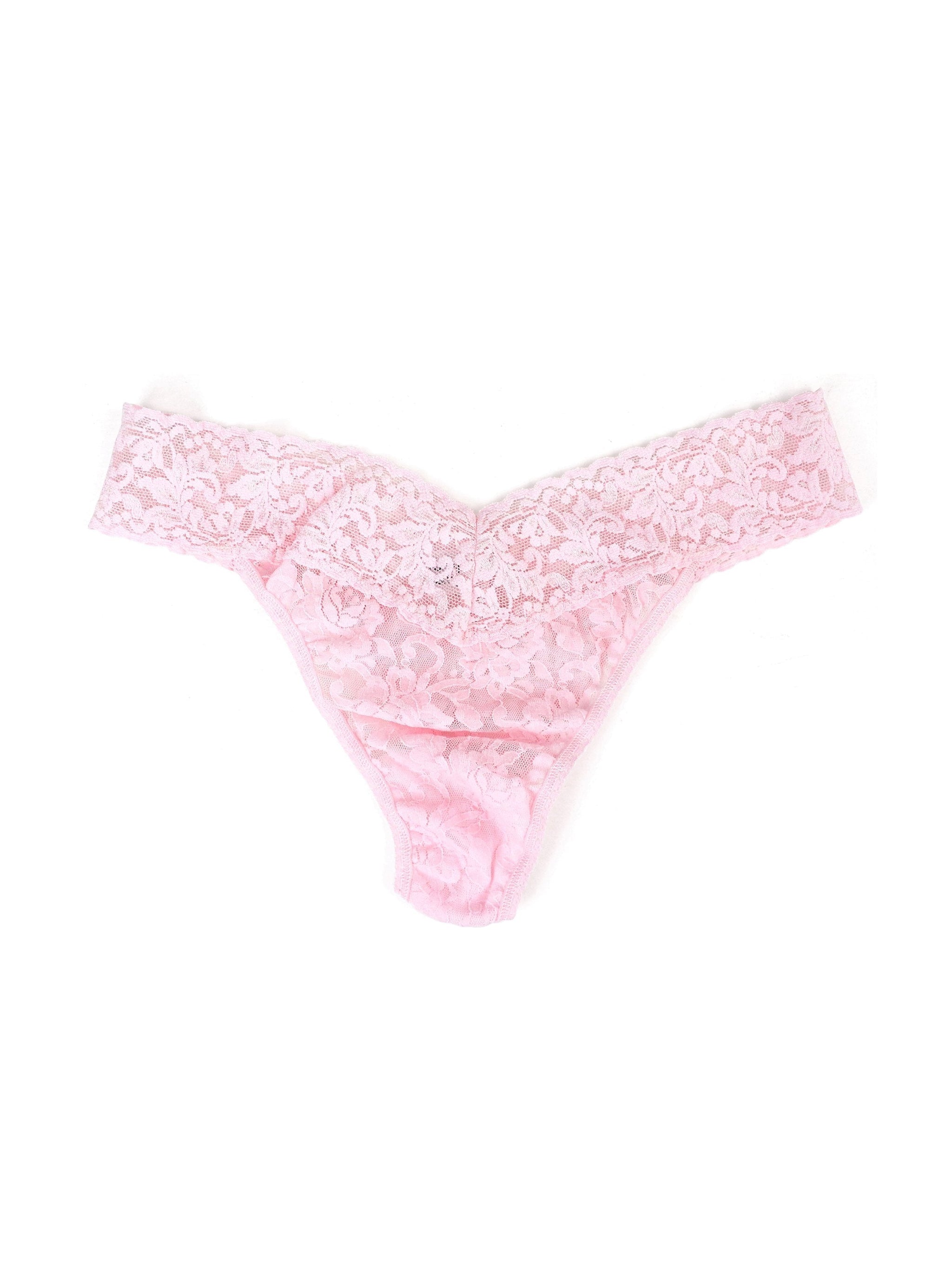 Signature Lace® Original Rise Thong Rose Bliss Pink