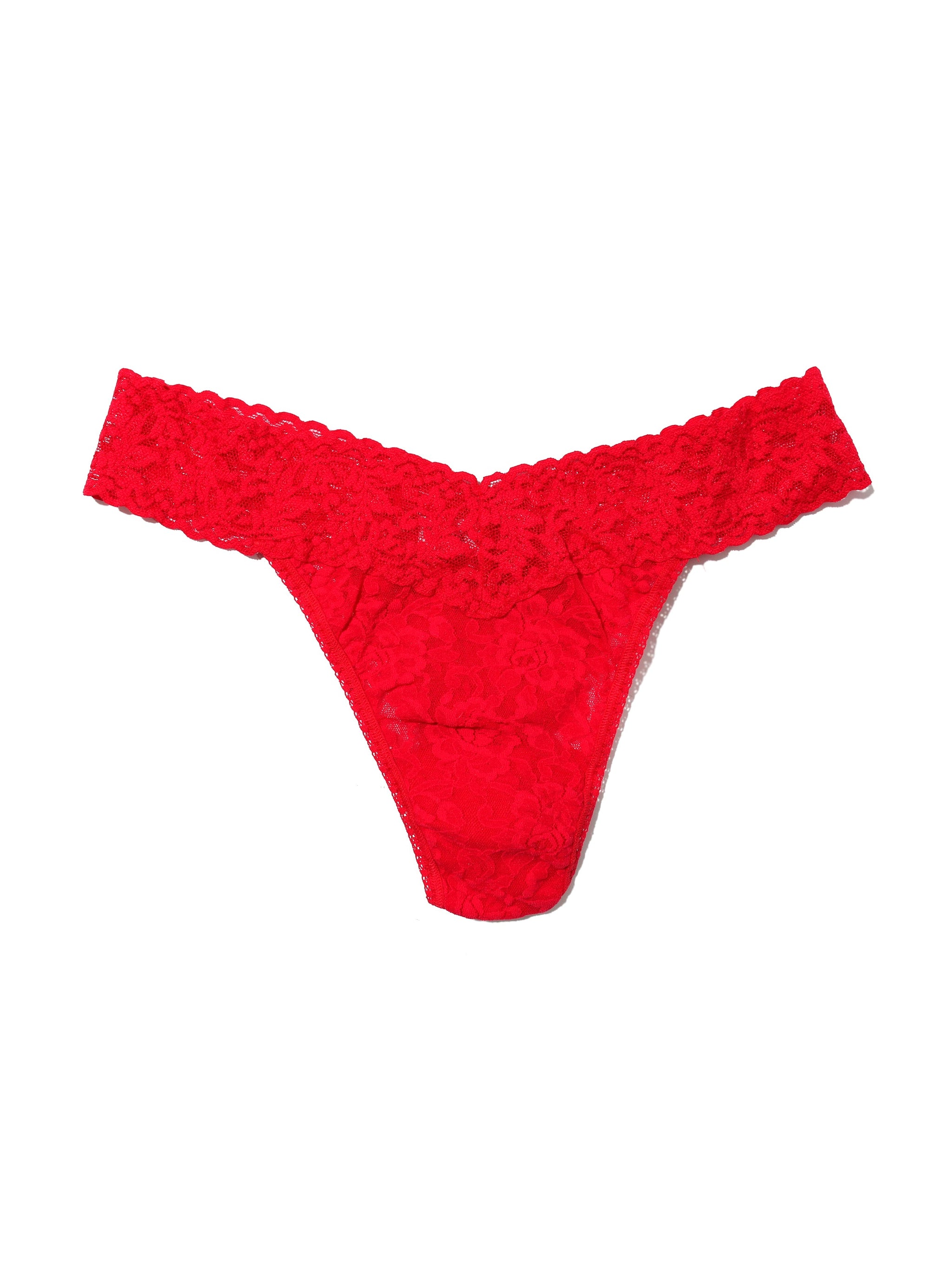 Signature Lace® Original Rise Thong Rose Red