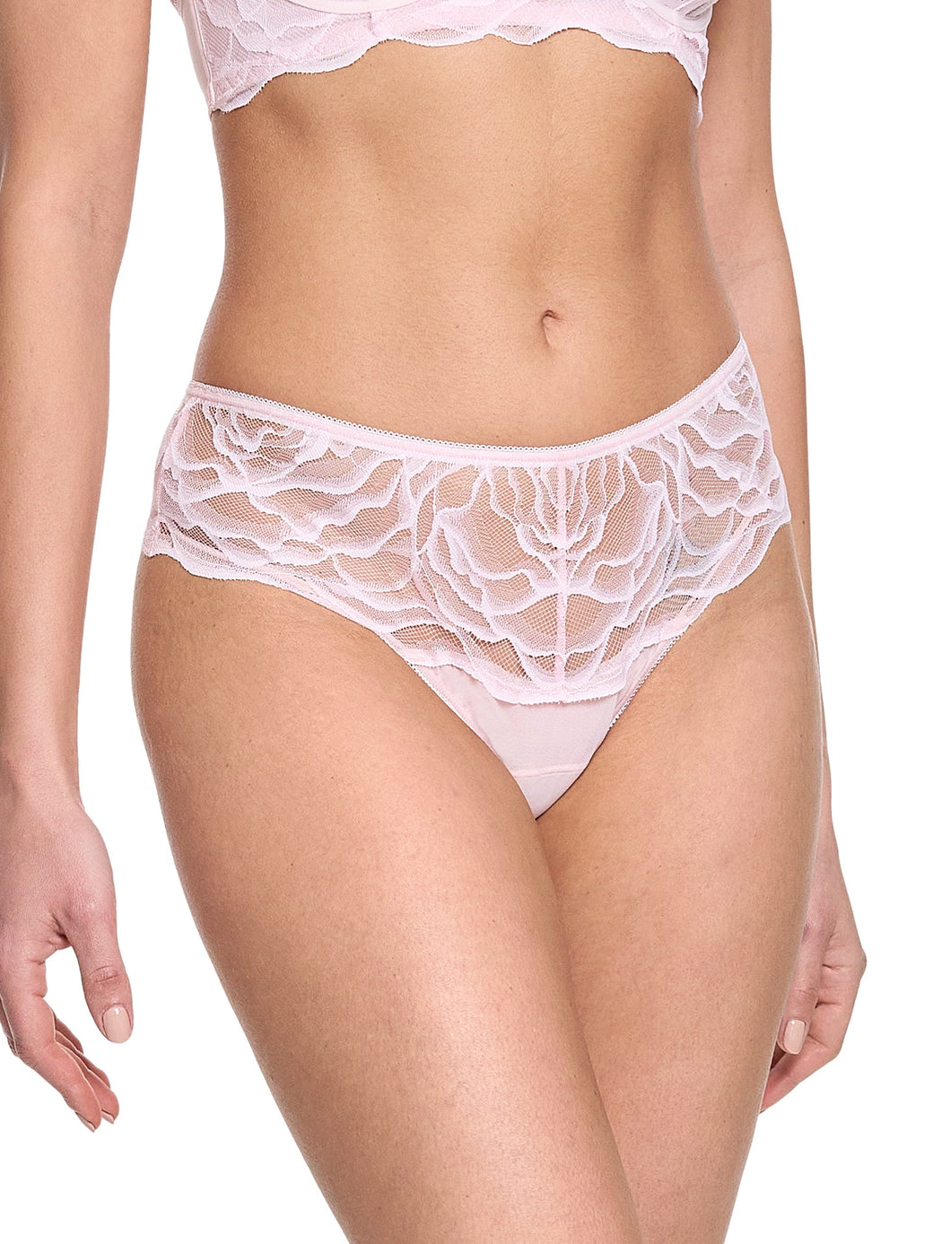 Silhouette Floral Cheeky Panty Vie En Rose