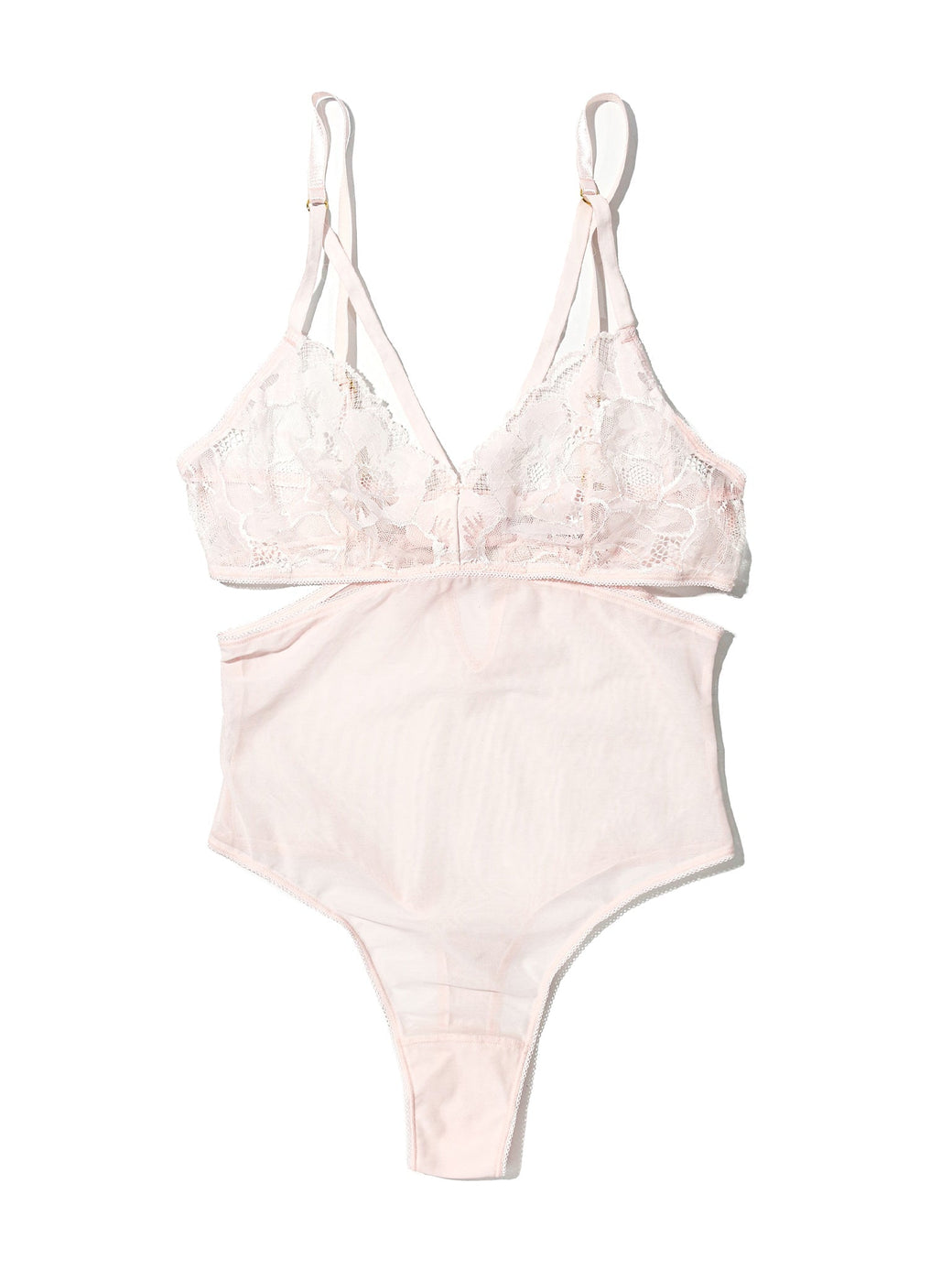 Silhouette Floral Cut Out Teddy Vie En Rose Sale