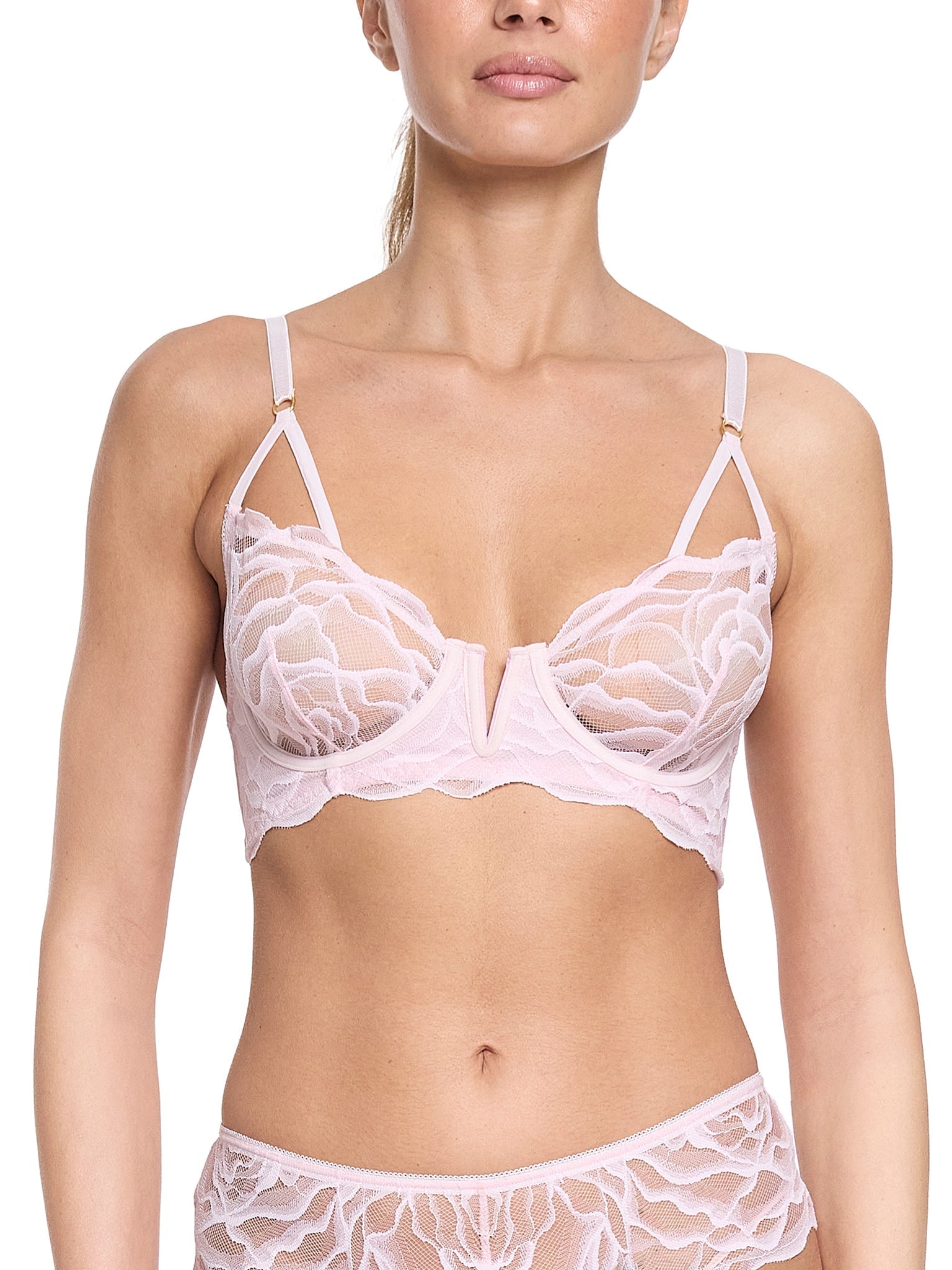 Silhouette Floral Underwire Bra Vie En Rose Sale