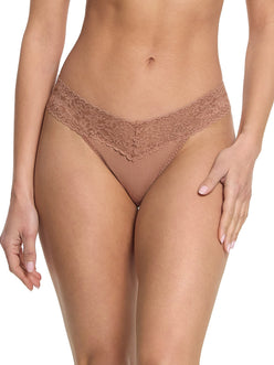 Supima® Cotton Original Rise Thong Spiced Latte Brown