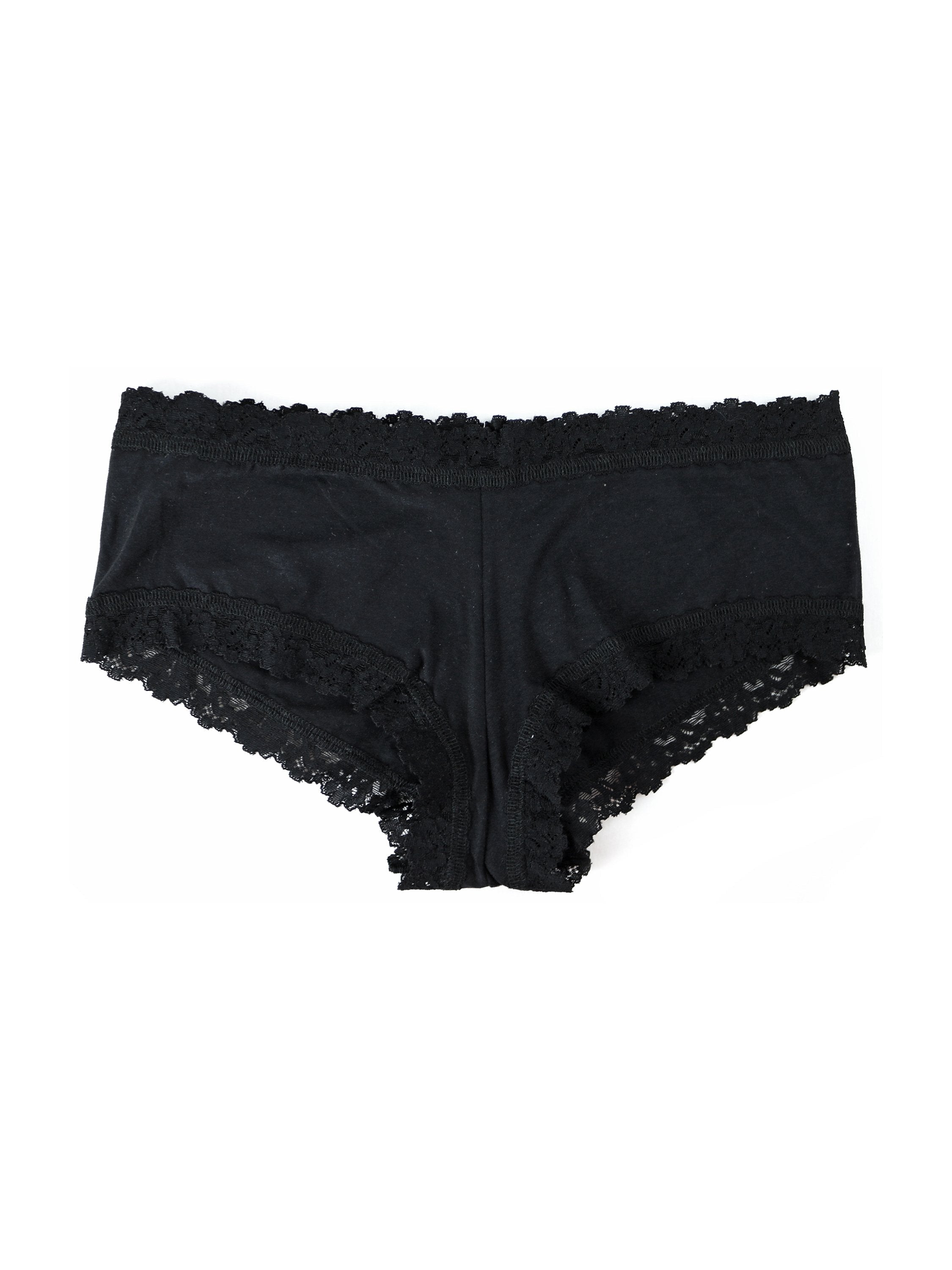 Cotton Essentials Cheeky Panty in Black