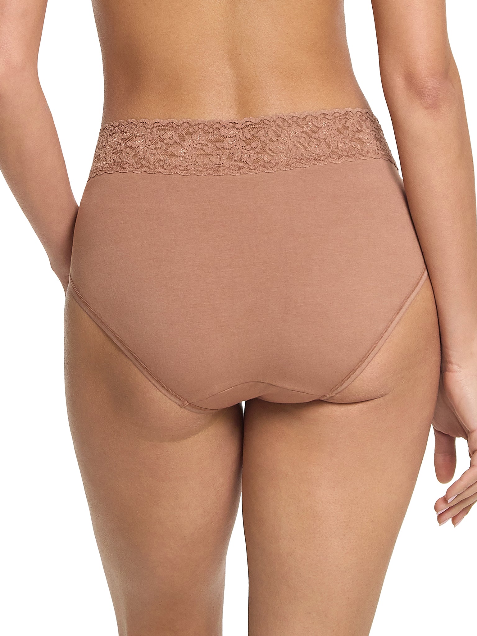 Supima® Cotton French Brief Spiced Latte Brown