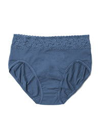 Supima® Cotton French Brief Washed Indigo Blue