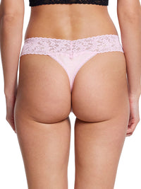 Supima® Cotton Original Rise Thong Bliss Pink