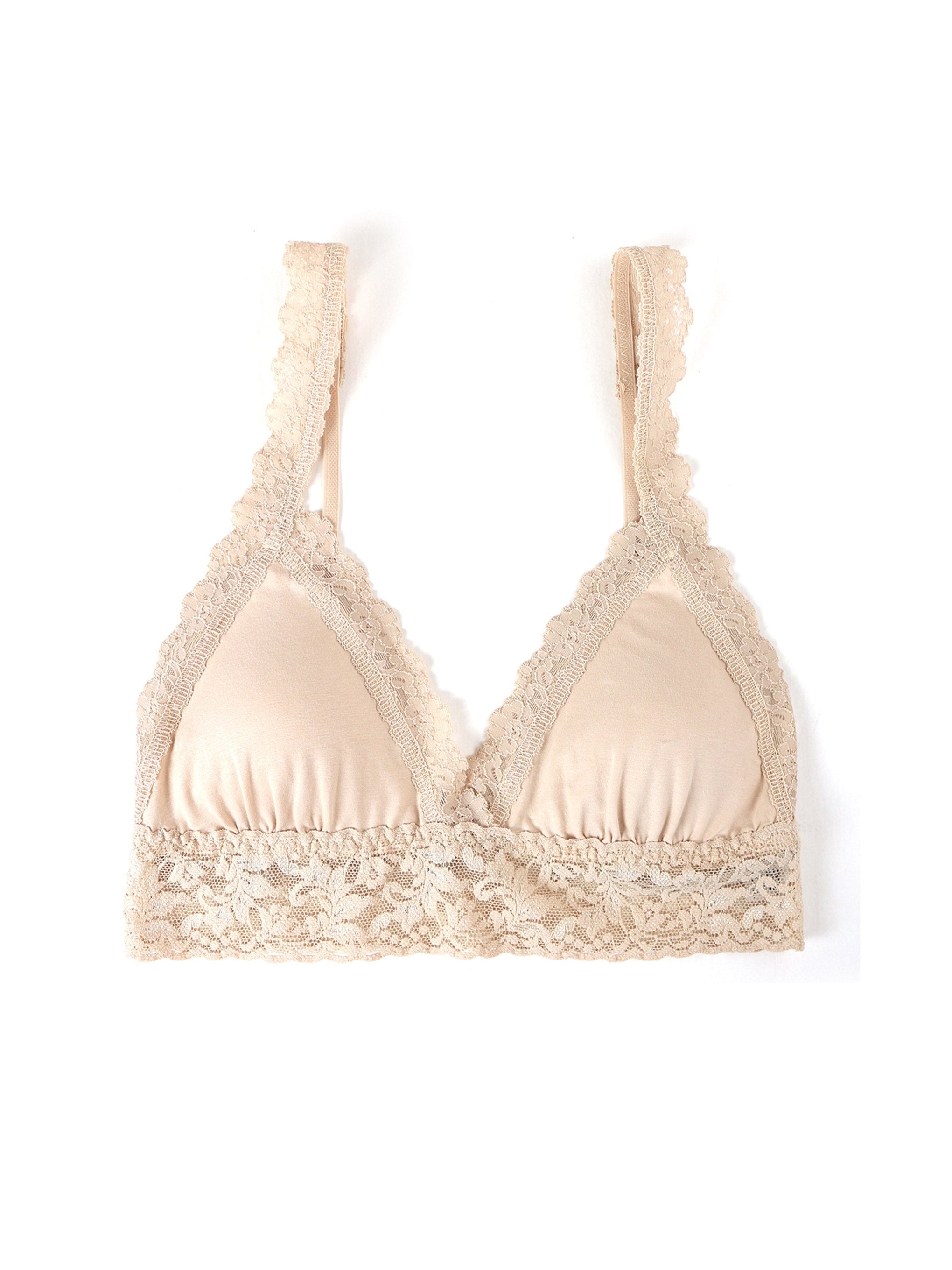 Hanky Panky Organic Cotton Padded Bralette : : Clothing, Shoes &  Accessories