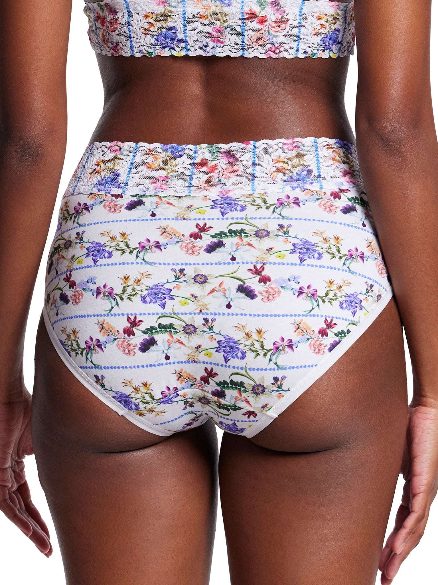 Supima® Cotton Printed French Brief Flower Crown Sale